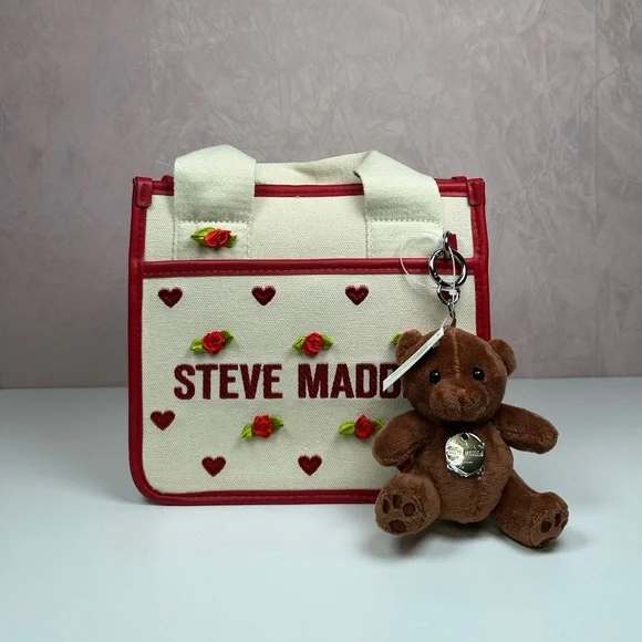 Steve Madde BWebber Rosette Natural with Teddy Bear Charm - Picture 1 of 13